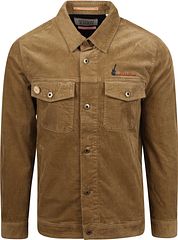 Scotch and Soda Corduroy Overshirt Brown