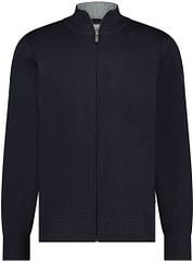 State Of Art Cardigan Wool Blend Navy