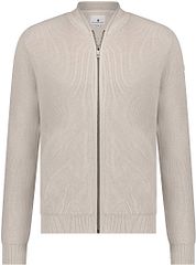 State Of Art Cardigan Zip Beige