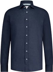 State Of Art Shirt Linen Navy