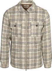 Anerkjendt Overshirt Hanky Wool Mix Beige