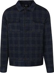 Blue Industry Overshirt Plaid Dark Blue