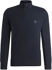 BOSS Kanobix Half Zip Sweater Dark Blue