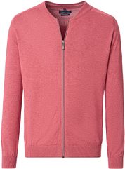 Casa Moda Pullover Zip Fresh Brick