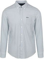 NZA Shirt Aidan Print Blue
