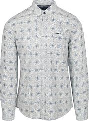 NZA Shirt Karson Linen Blend Blue