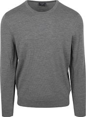 Olymp Pullover O-Neck Wool Grey