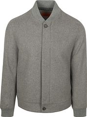 Suitable Bomber Flannel Grey