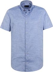 Suitable Short Sleeves Shirt Blue