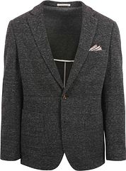 Suitable Sports Jacket Fame Pied de Poule Anthracite