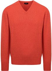 William Lockie Pullover Lambswool V Inferno