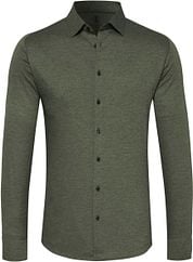 Desoto Shirt Non Iron Modern Kent Dark Green
