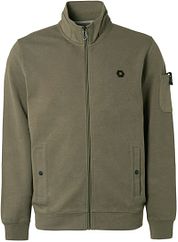 No Excess Cardigan Twill Dark Green 