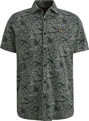 PME Legend Short Sleeve Shirt Print Dark Green