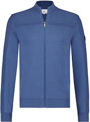 State Of Art Cardigan Zip Blue