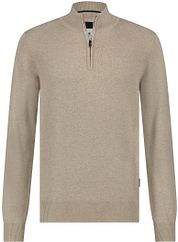 State Of Art Half Zip Pullover Oak Ecru