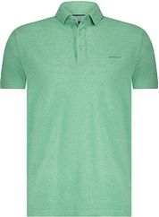  State of Art Poloshirt Piqué Melange Green