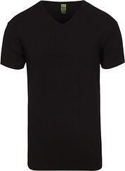 Alan Red Bamboo T-shirt Black