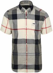 Barbour Shirt Doughill Bleache Pine Tartan