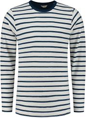 Dstrezzed Sweater Stripes Dark Blue
