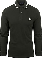 Fred Perry Longsleeve Polo Dark Green T50