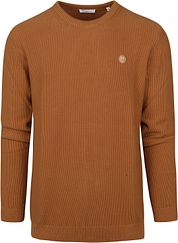 KnowledgeCotton Apparel Sweater Brown