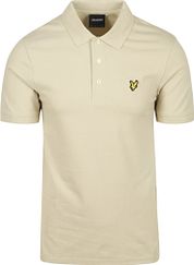 Lyle and Scott Polo Plain Grey Taupe
