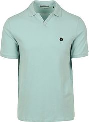 No Excess Polo Shirt Riva Solid Turquoise