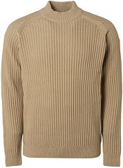 No Excess Pullover Turtle Knitted Beige