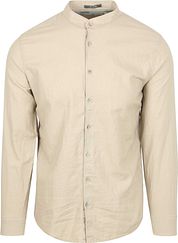 No Excess Shirt Linen Blend Beige