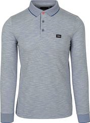 NZA Longsleeve Polo Shirt Kade Blue