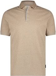  State of Art Polo Oxford Placketdetail Beige