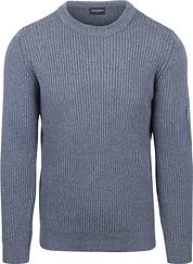 Suitable Mou Pullover Melange Blue
