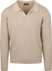 Suitable Pullover Riva Structure Melange Sand
