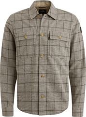 Vanguard Overshirt Checks Taupe