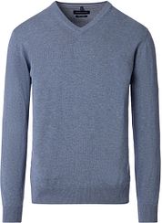 Casa Moda Pullover V-Neck Grey Indigo