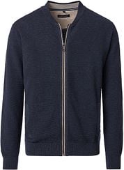 Casa Moda Pullover Zip Structure Navy