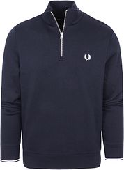 Fred Perry Half Zip Pullover Navy Blue