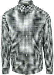 Gant Casual Shirt Twill Plaid Green