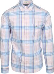 Gant Shirt Tartan Checks Pink