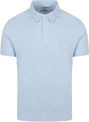 King Essentials The James Polo Shirt Light Blue