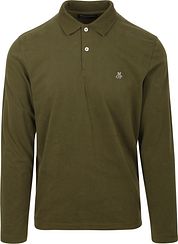 Marc O'Polo Polo Shirt Long Sleeves Green