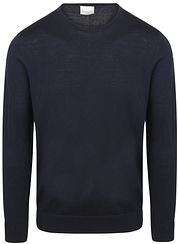 Profuomo Pullover Merino Wool Navy 