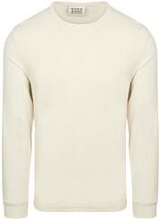 Scotch and Soda Longsleeve Waffle T-Shirt Ecru