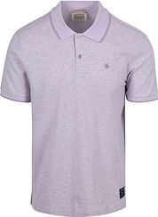 Scotch And Soda Melange Polo Shirt Purple