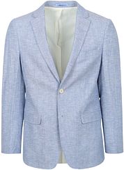 Suitable Blazer Linen Panama Light Blue