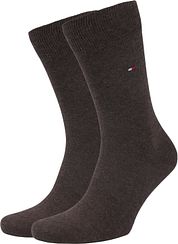 Tommy Hilfiger 2-Pack Sokken Brown