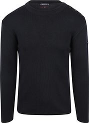 Armor-Lux Marin Goulenez Sweater Merino Wool Navy