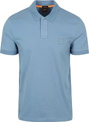 BOSS Passenger Polo Shirt Open Blue