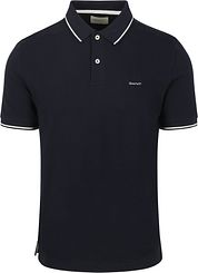 Gant Tipping Piqué Polo Shirt Navy